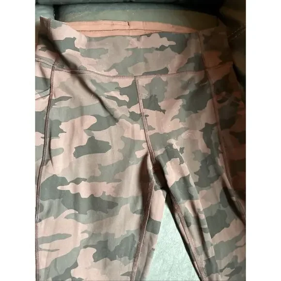 Lululemon leggings print green and brown large - Picture 2 of 6